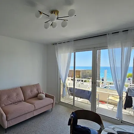 Apartment Deux Pieces Cosy, Front De Mer, Terrasse Et 2 Sdb Antibes